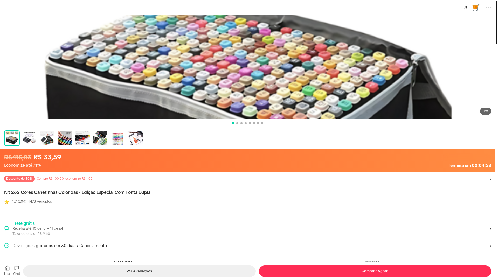 website screenshot of https://achadinhosdotktk.shop/