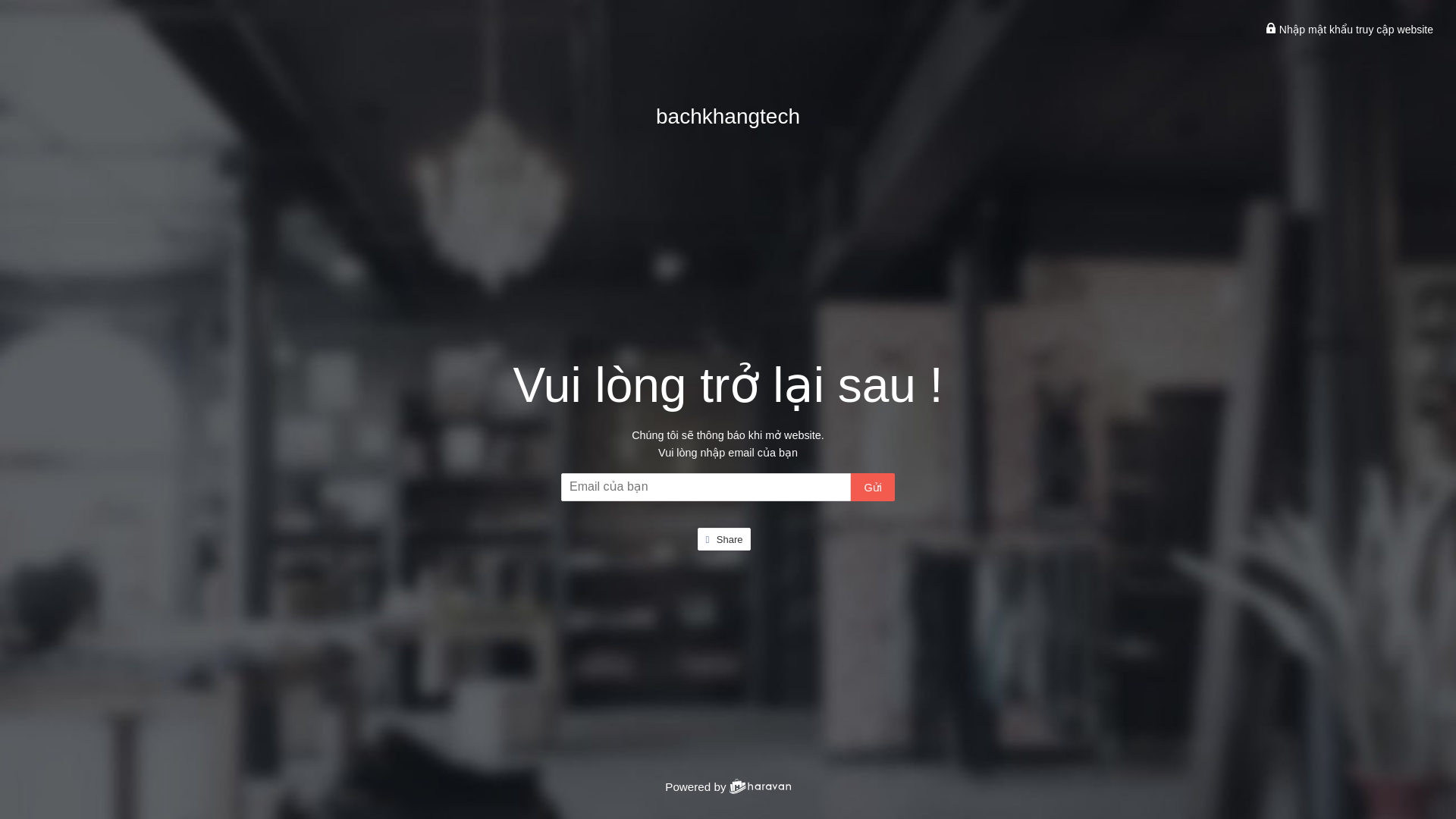 website screenshot of https://bachkhangtech.vn/