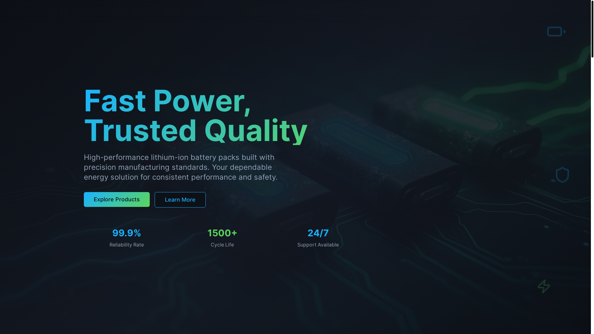 website screenshot of https://tezzvolt.com/