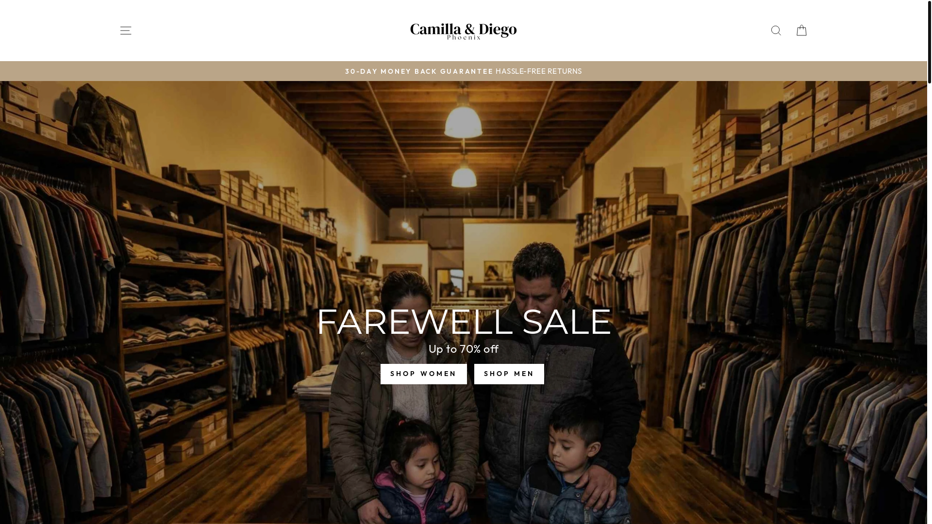 website screenshot of https://camilladiego-phoenix.com/