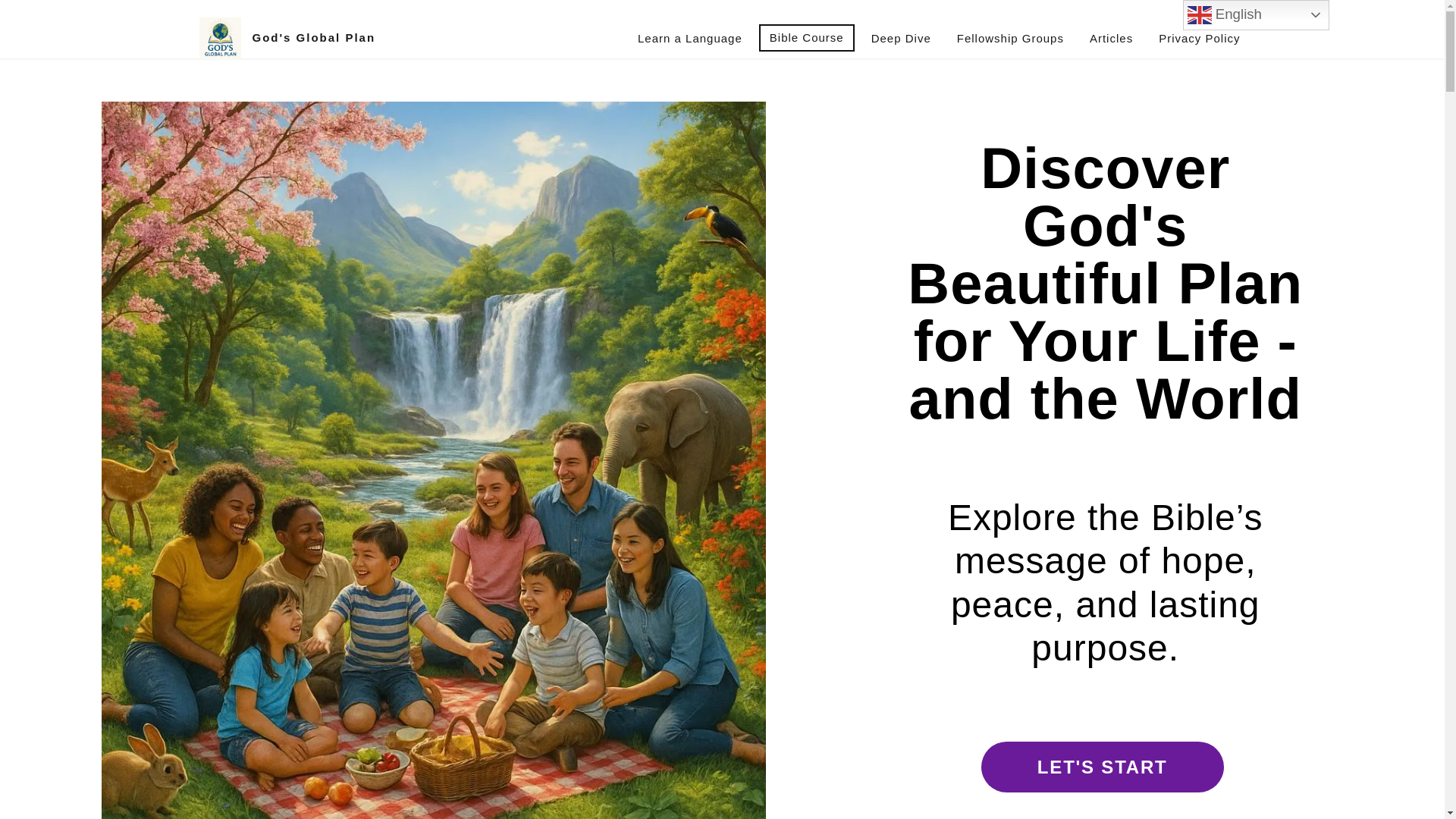 website screenshot of https://godsglobalplan.pages.dev/