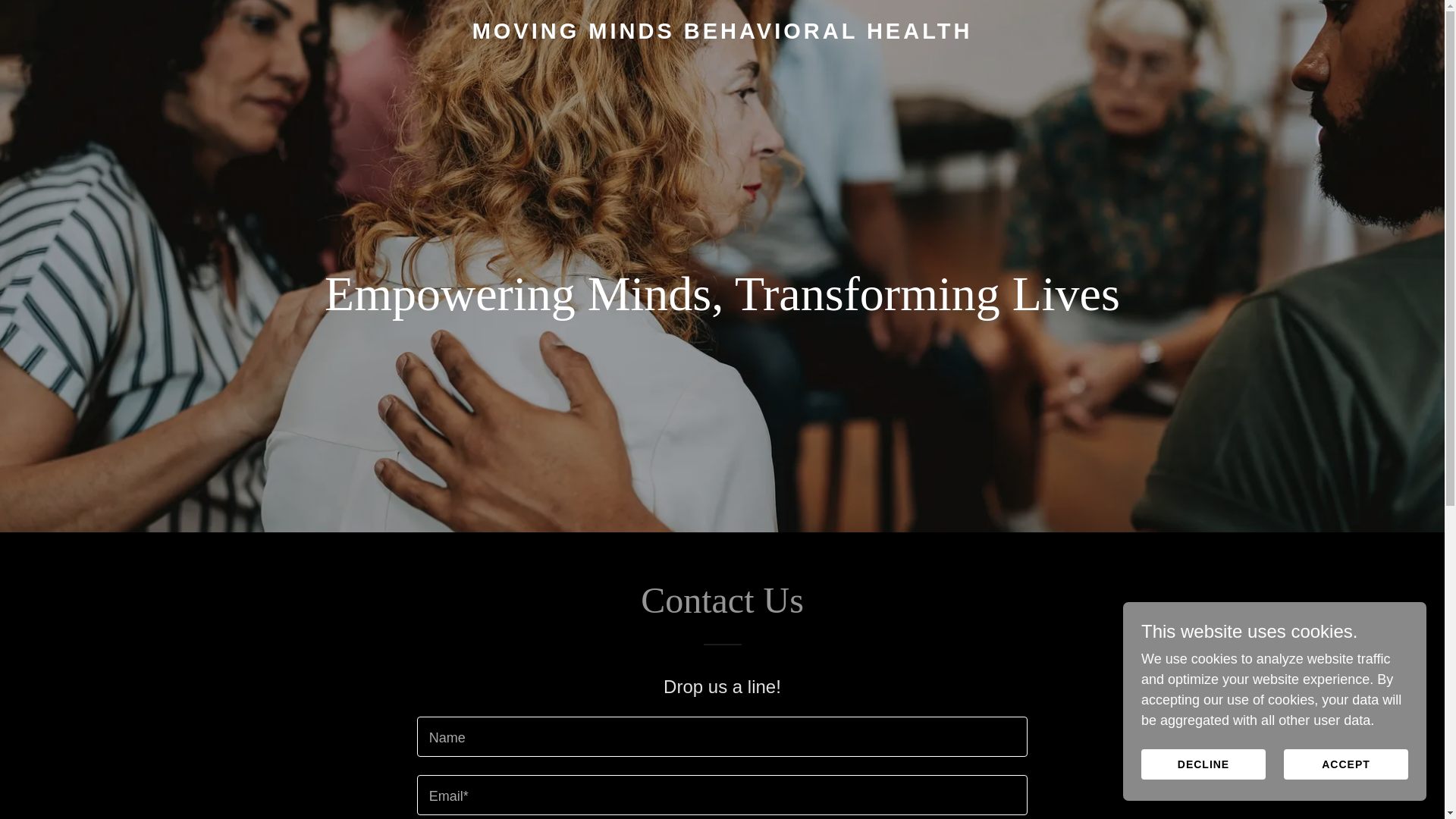website screenshot of https://movingmindsbh.com/
