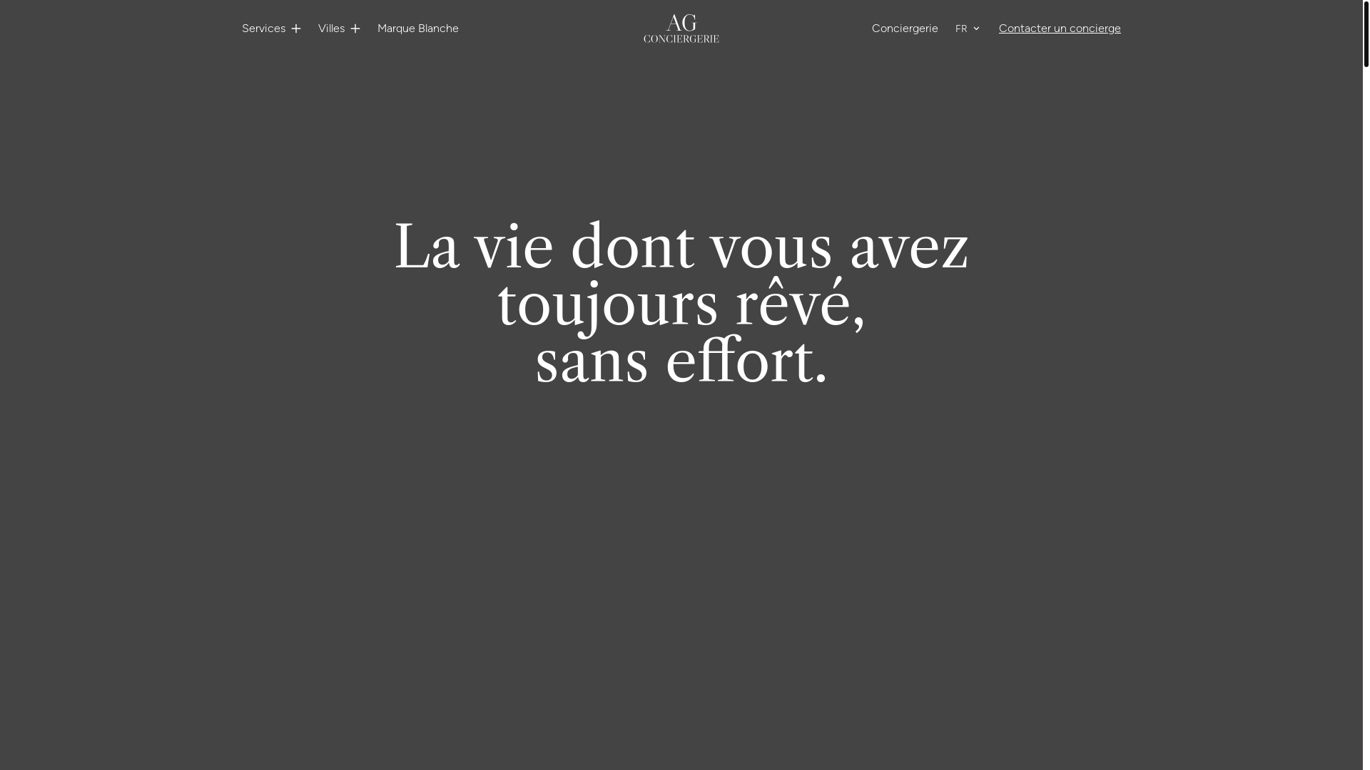 website screenshot of https://conciergerie-avantgarde.fr/