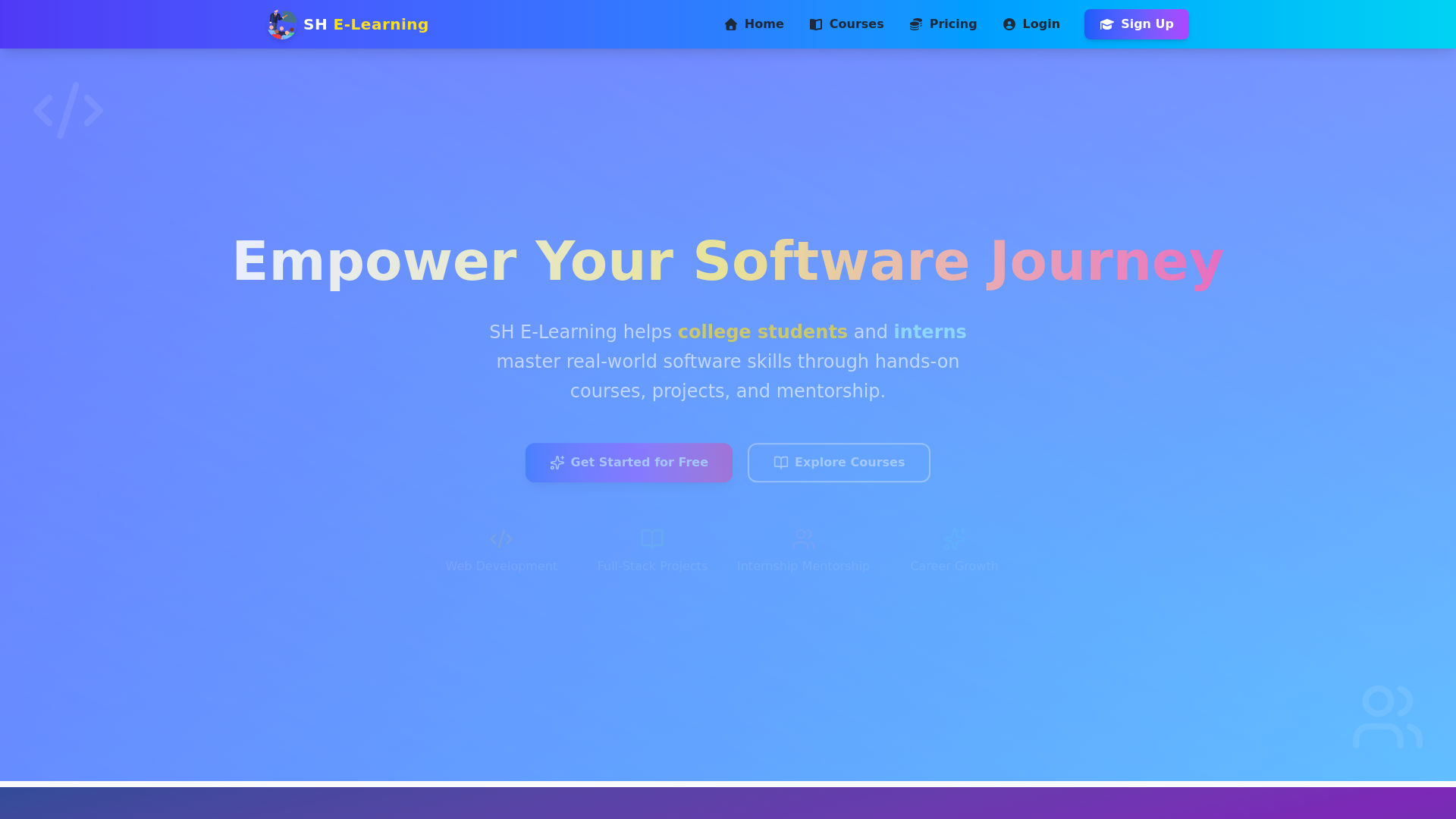 website screenshot of https://ui-e-learning.pages.dev/