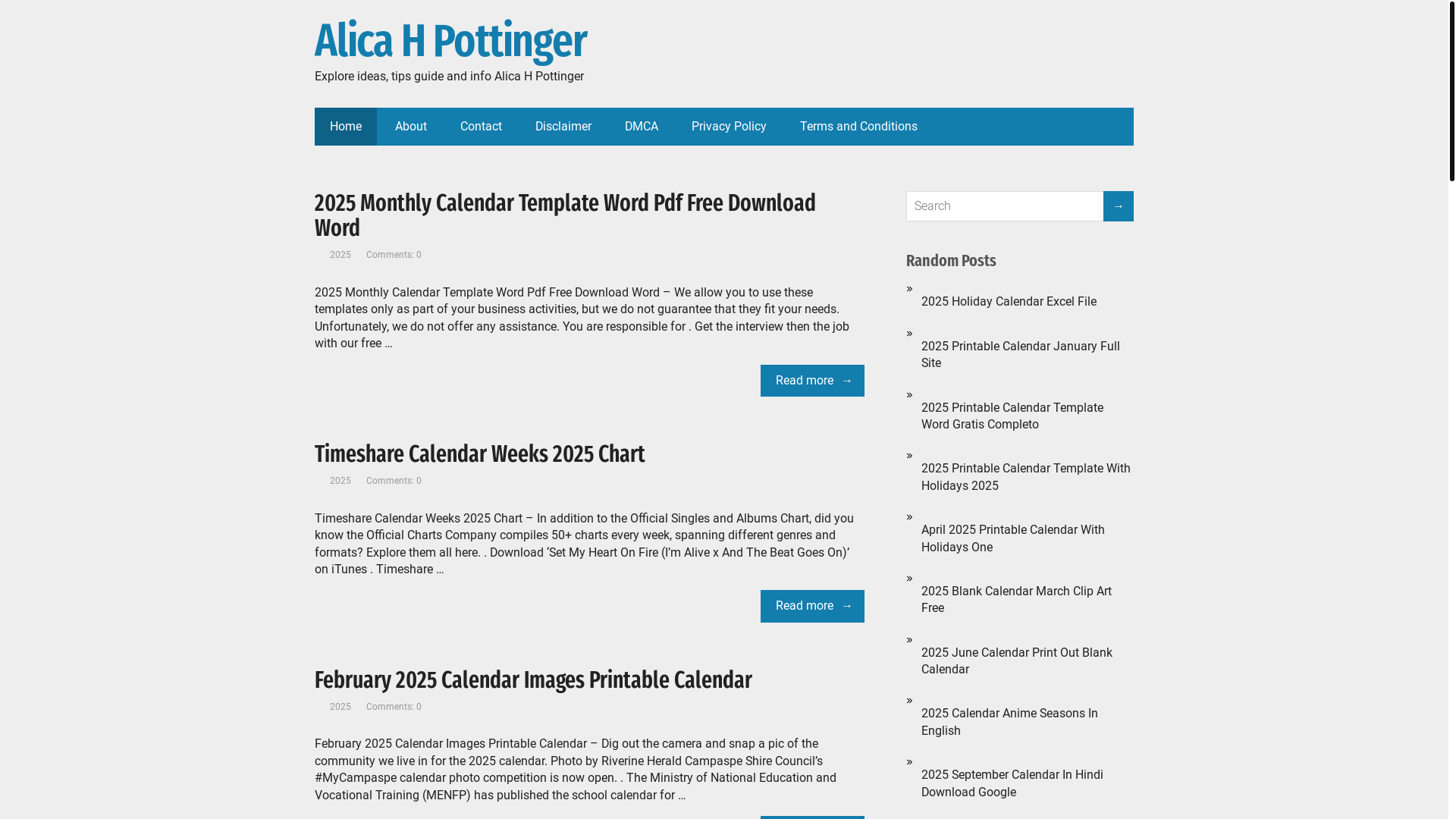 website screenshot of https://alicahpottinger.pages.dev/