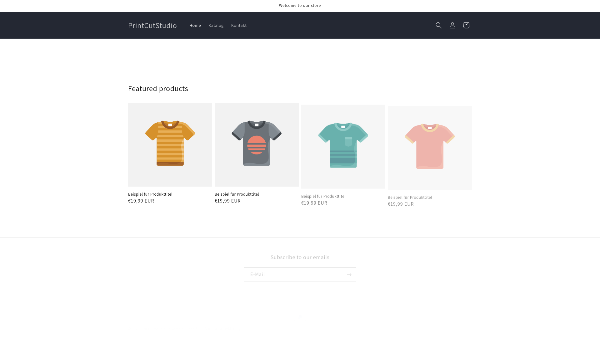 website screenshot of https://printcutstudio.net/