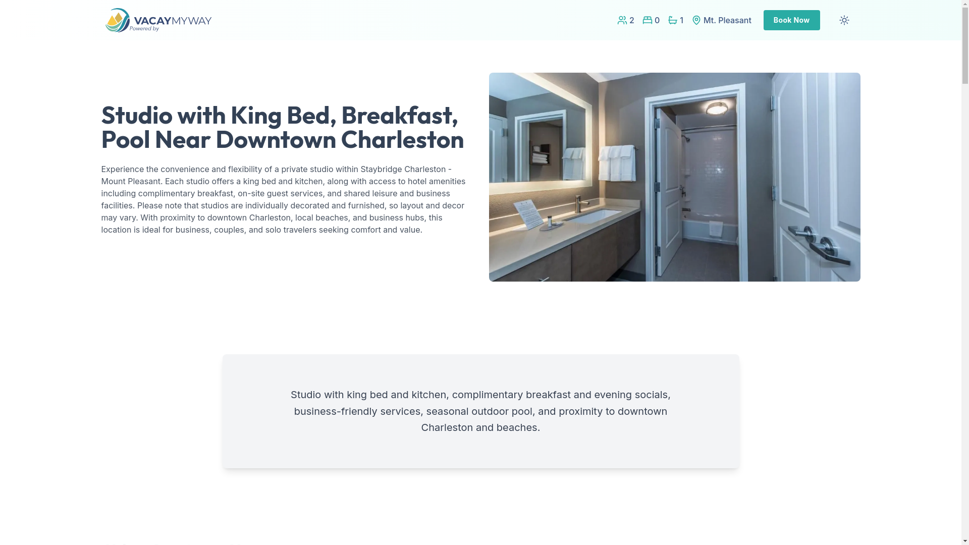 website screenshot of https://unwindpleasant.vacations/