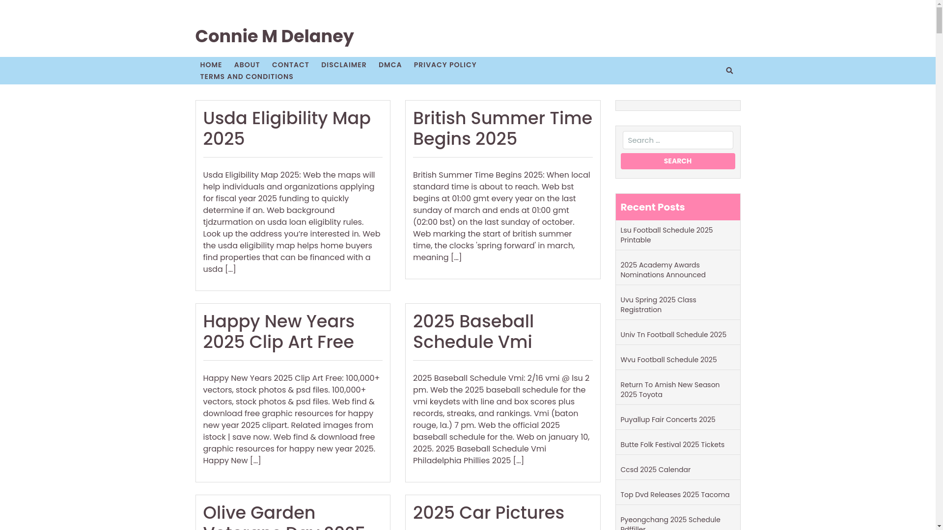 website screenshot of https://conniemdelaneya.pages.dev/