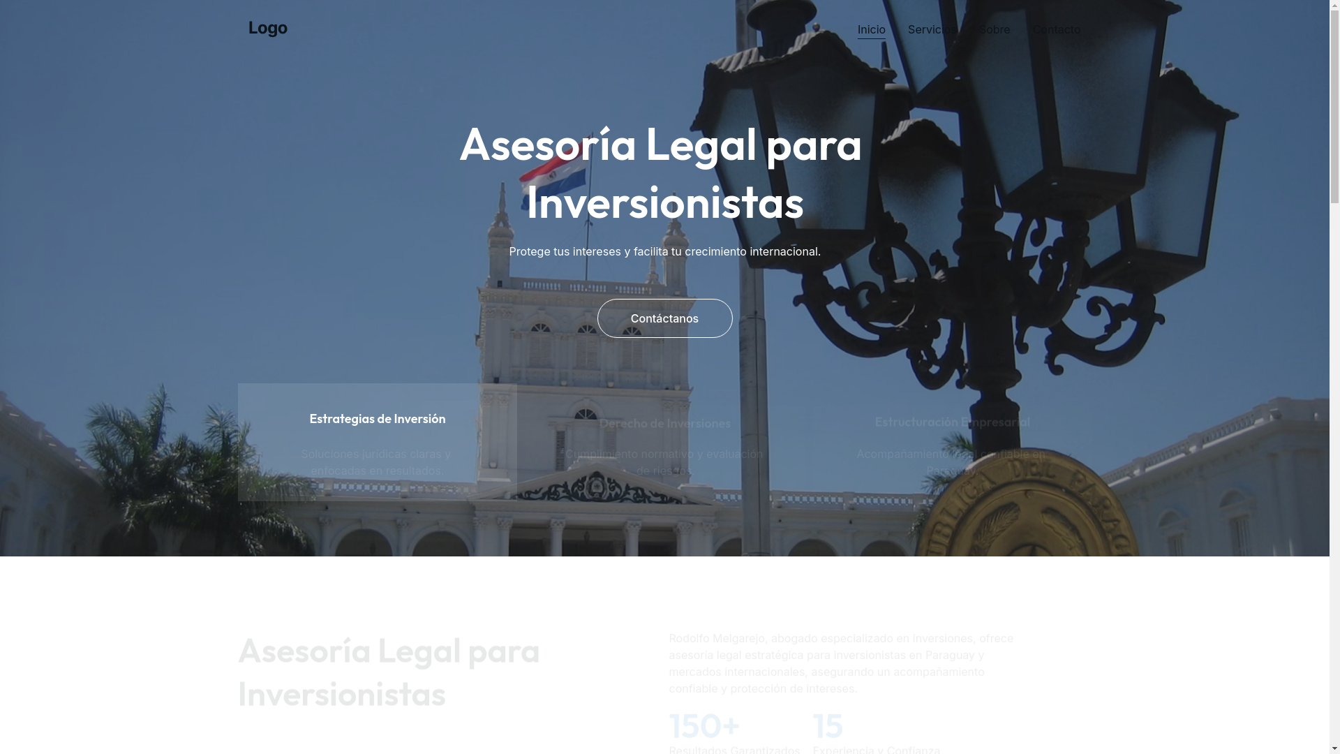 website screenshot of https://rodolfomelgarejo.com/
