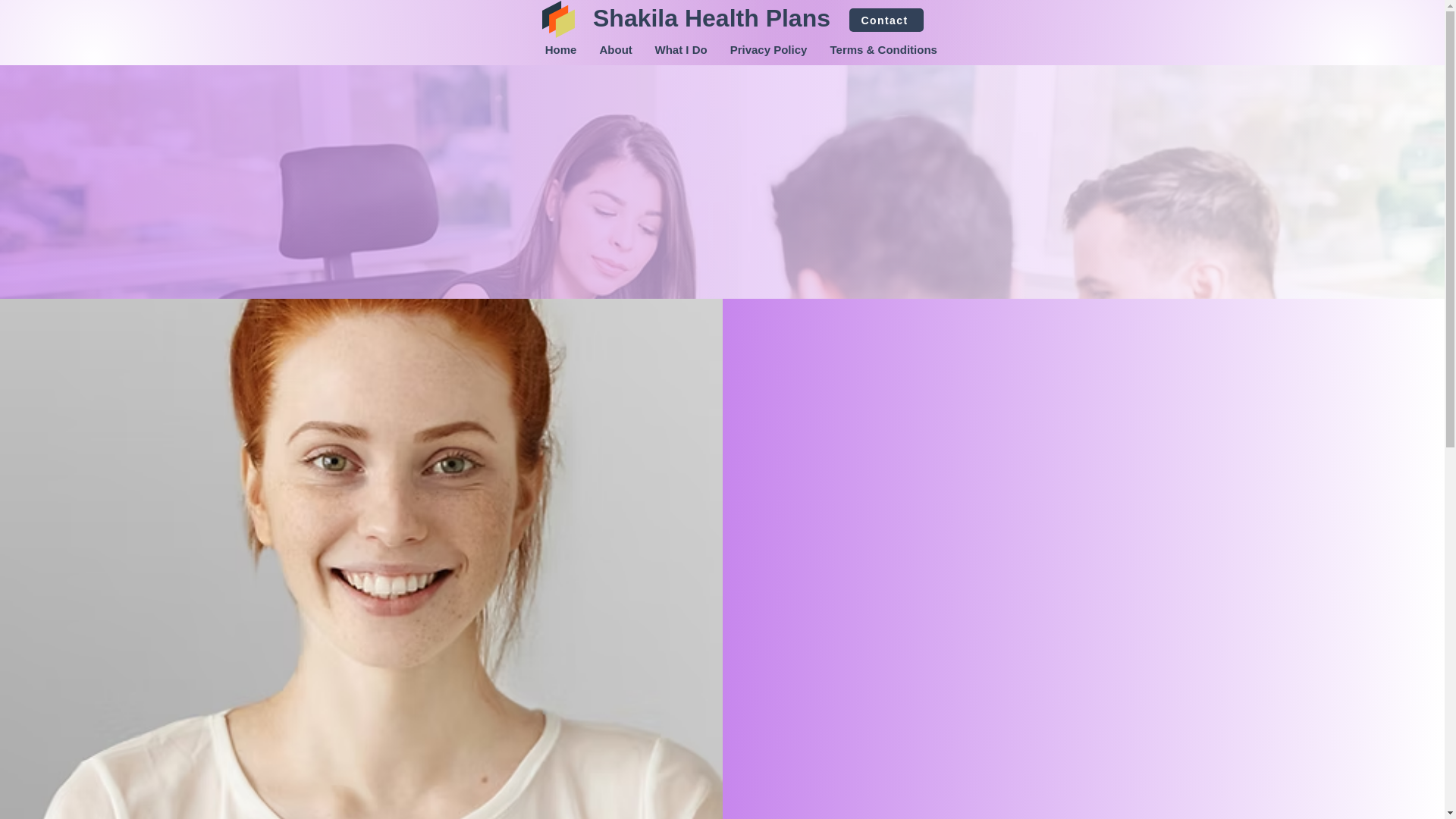 website screenshot of https://shakila-health-plans.net/