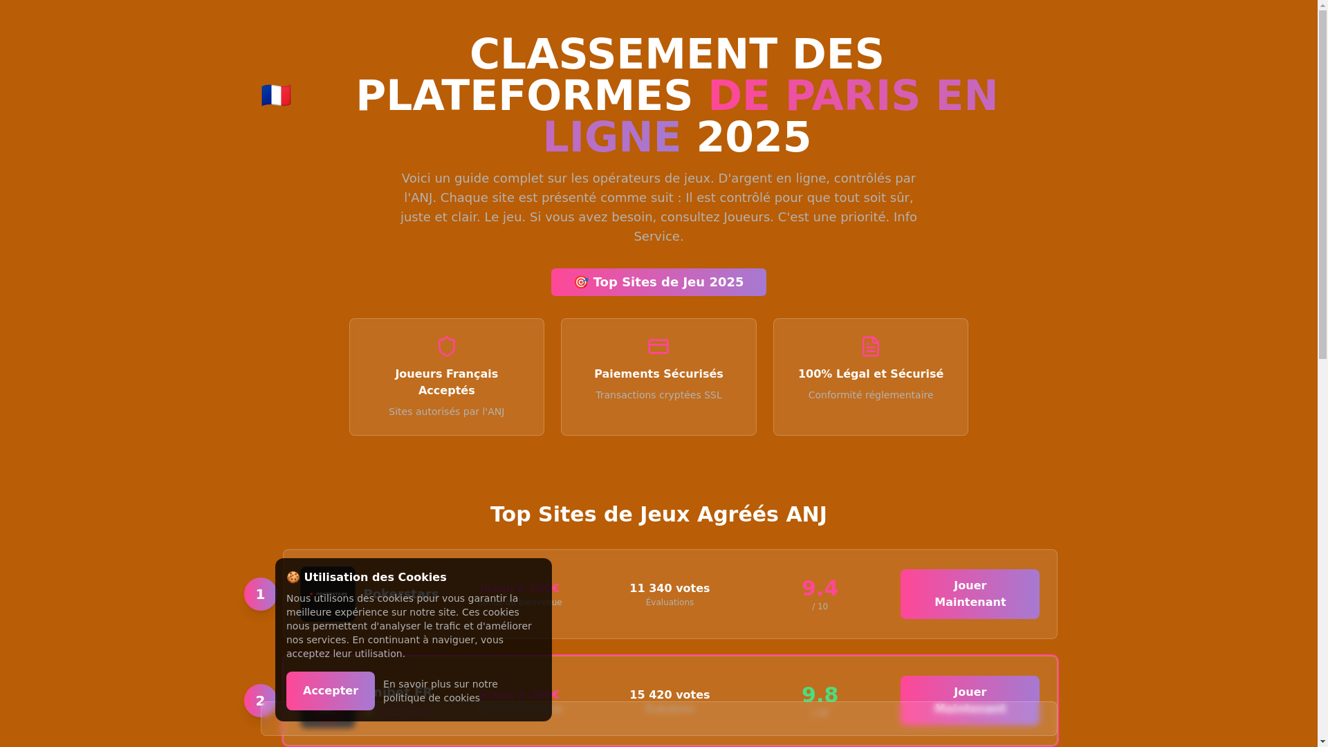 website screenshot of https://spotlightonfrance.com/