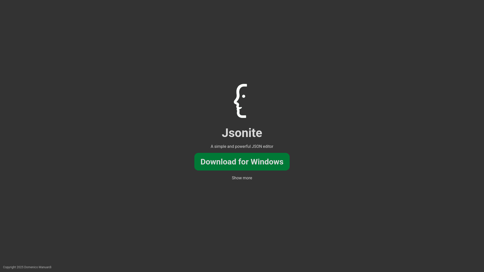 website screenshot of https://jsonite.it/