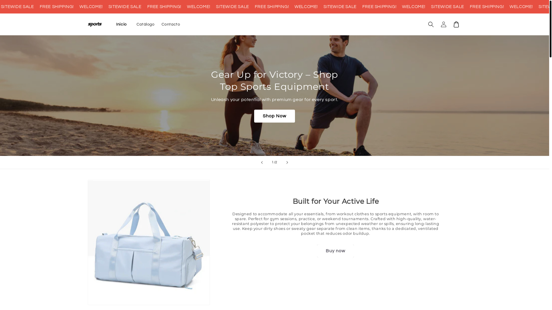 website screenshot of https://athlecore.store/