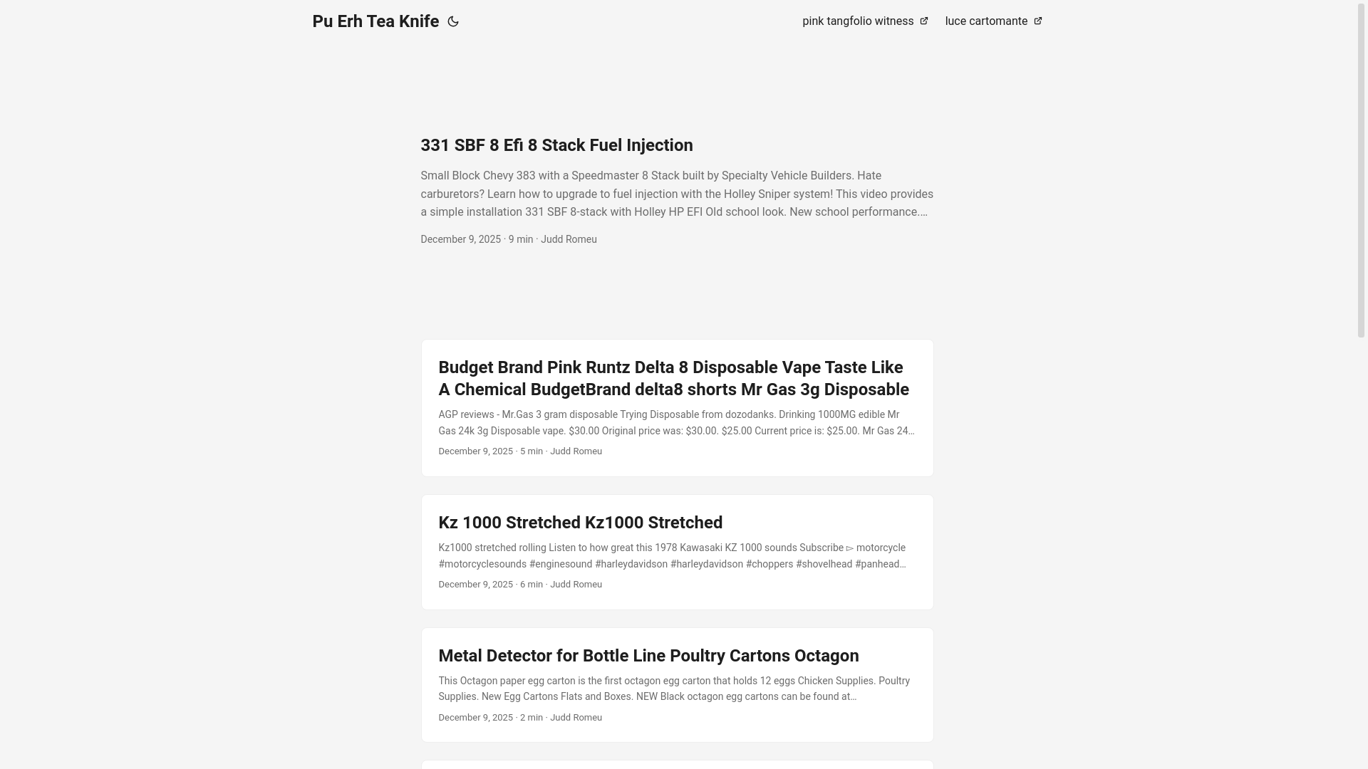 website screenshot of https://puerhteaknife.pages.dev/