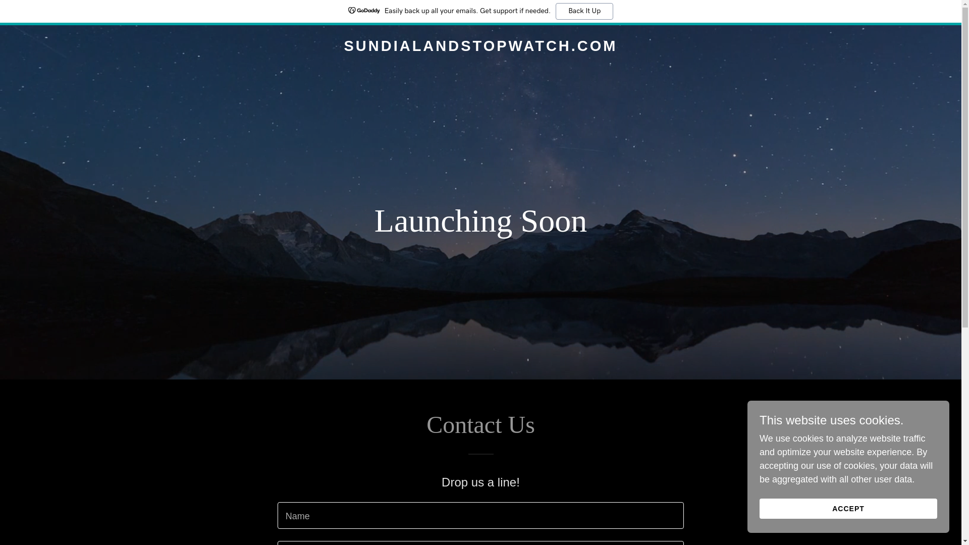 website screenshot of https://sundialandstopwatch.com/