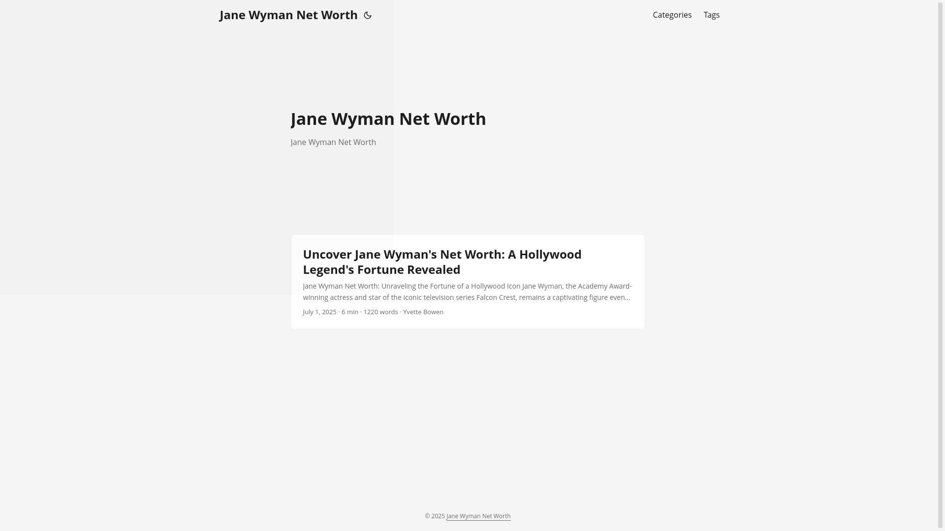 website screenshot of https://jane-wyman-net-worth20250706.pages.dev/