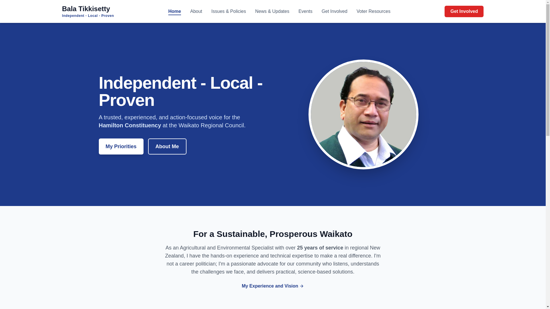 website screenshot of https://balatikkisetty.com/