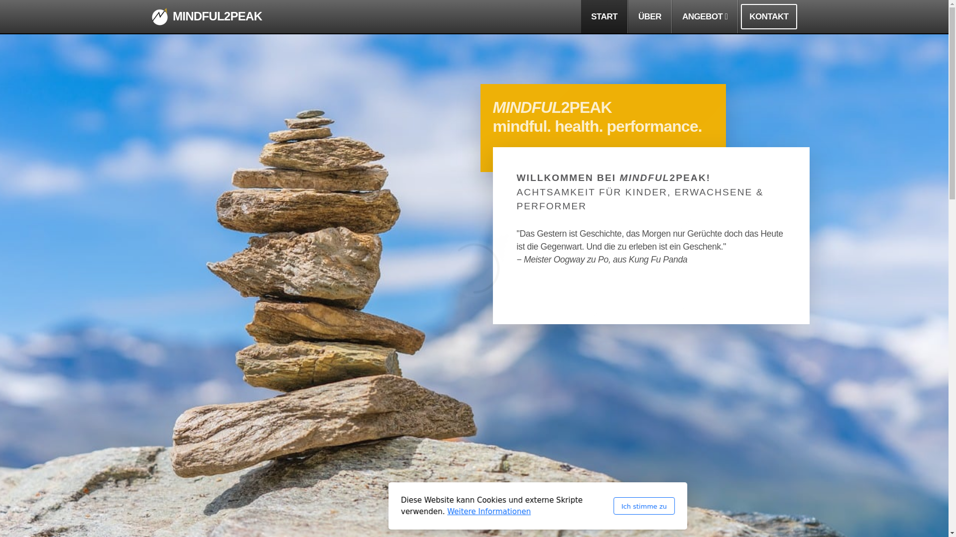 website screenshot of https://achtsamkeitsbasierte-stressreduktion.de/