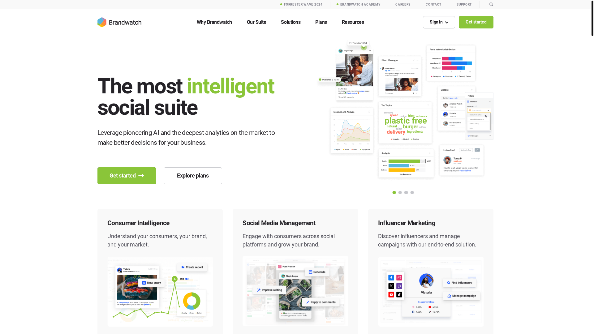 website screenshot of https://www.brandwatch.com/
