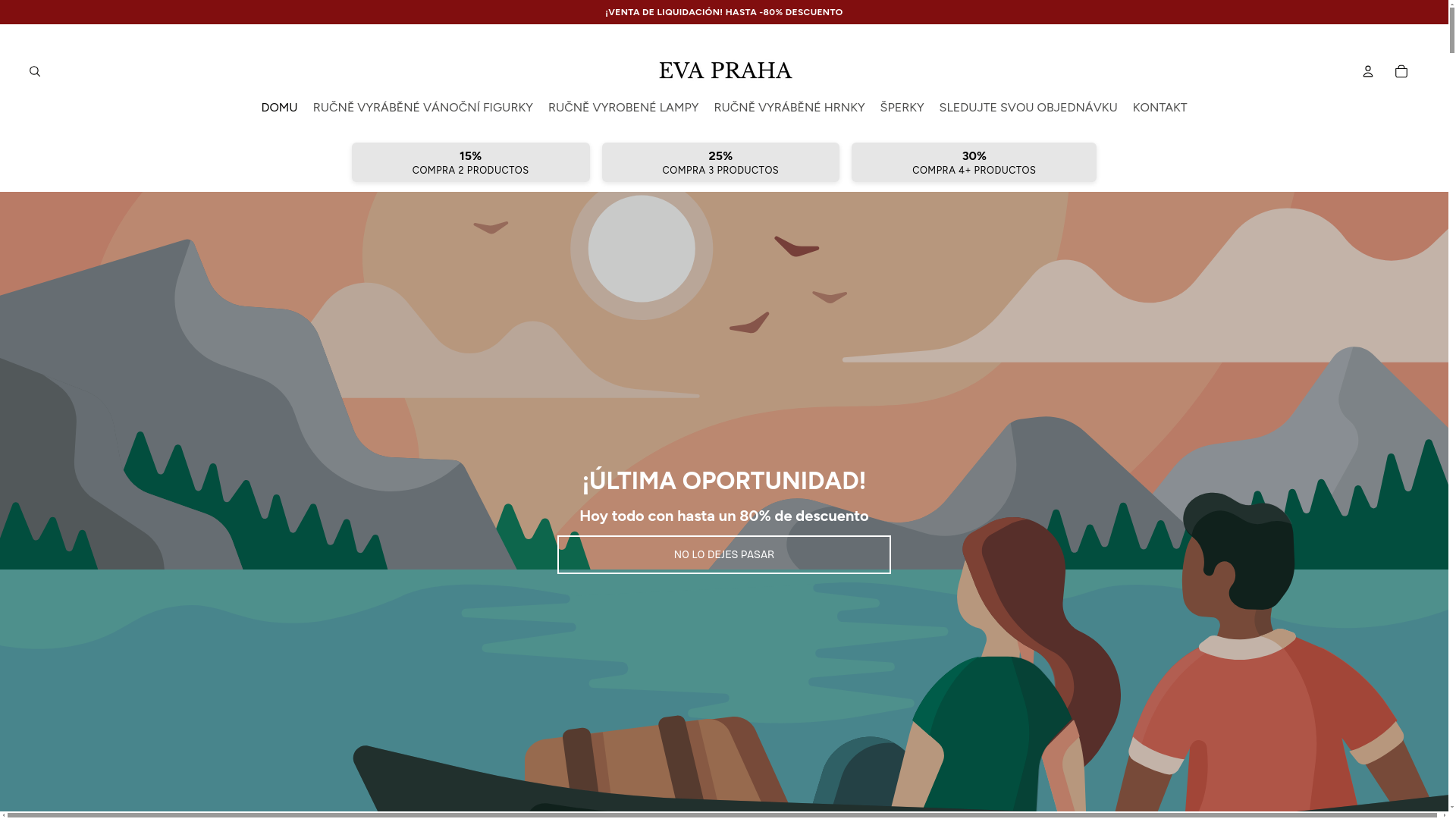 website screenshot of https://eva-praha.cz/