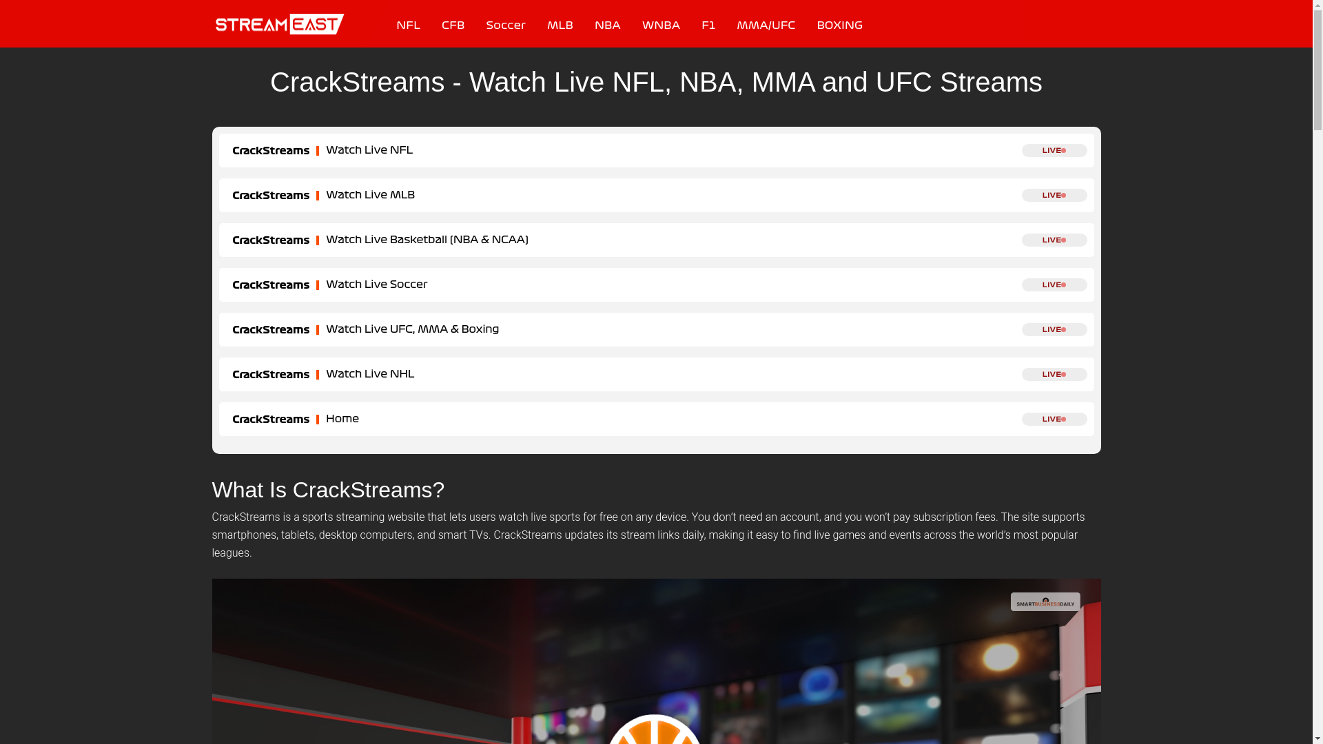 website screenshot of https://crackstreams-sa-com.pages.dev/