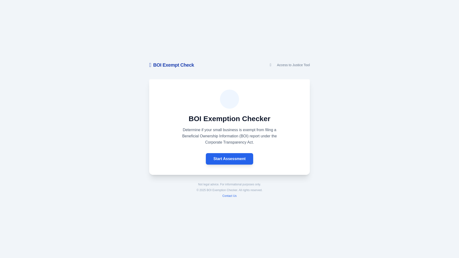 website screenshot of https://boiexempt.org/