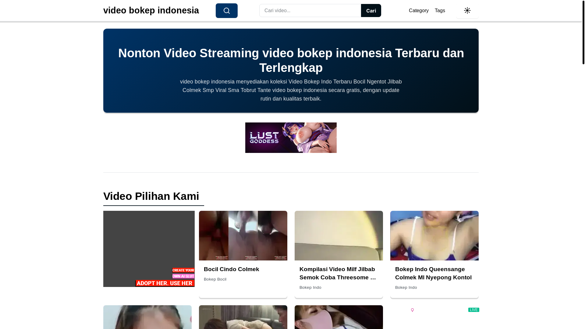 website screenshot of https://videobokepindonesia.pages.dev/