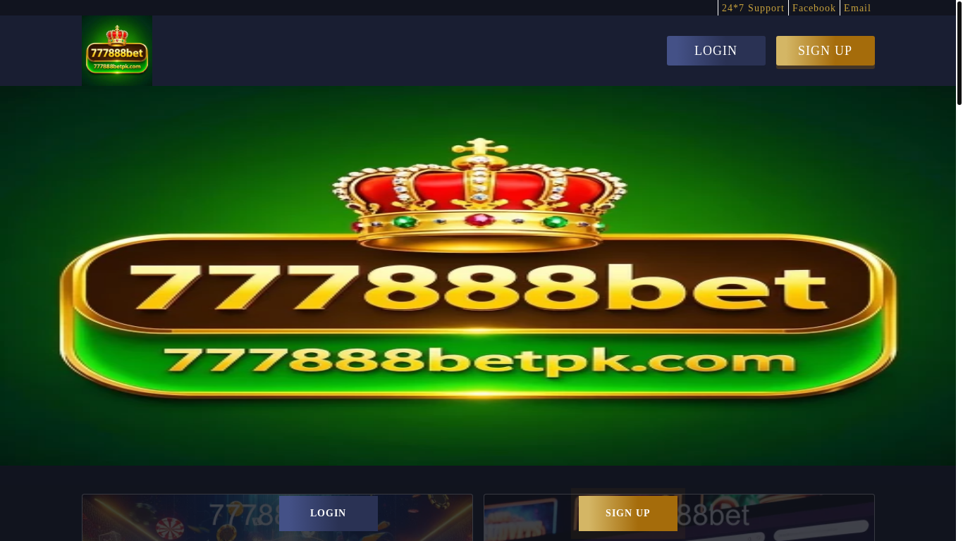 website screenshot of https://777888betpk.com/