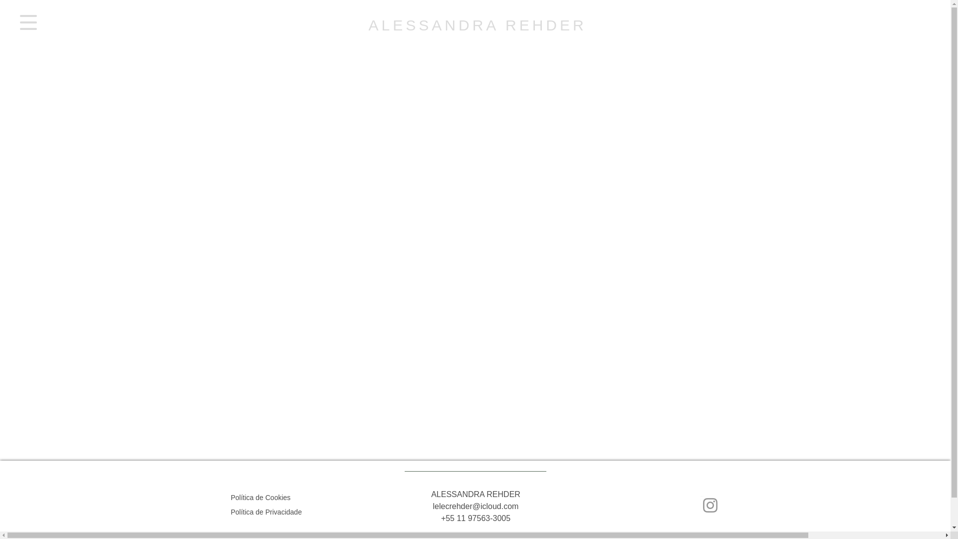 website screenshot of https://alessandra-rehder.com/