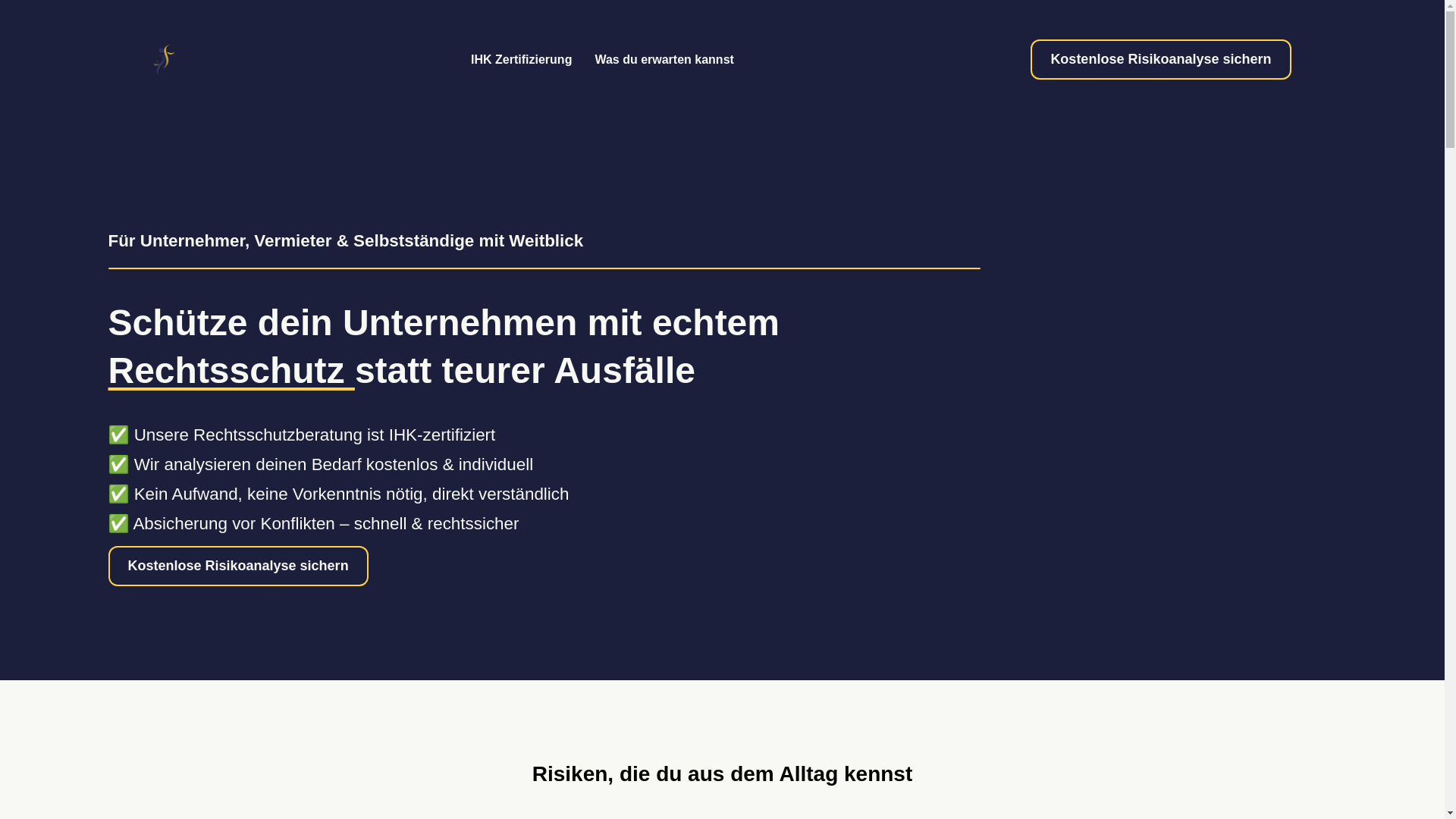 website screenshot of https://easy-recht24.de/