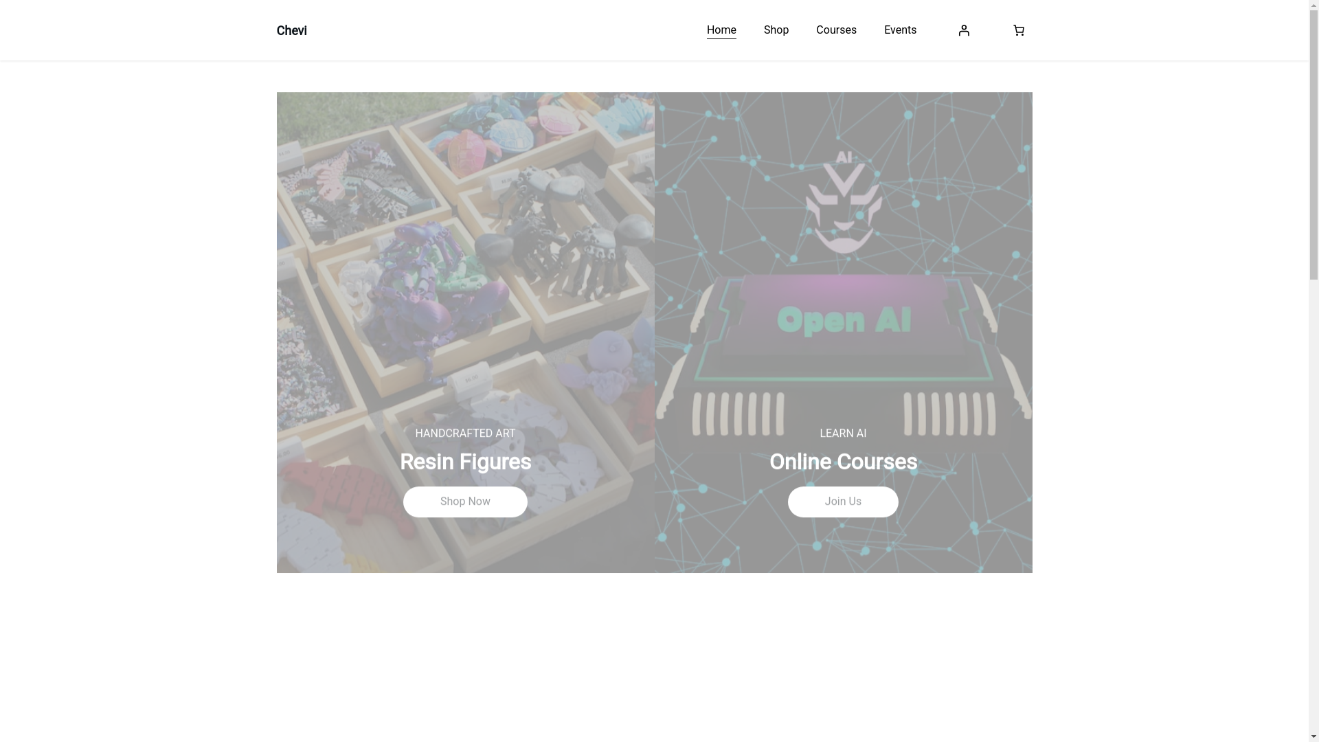 website screenshot of https://chevi2shop.com/