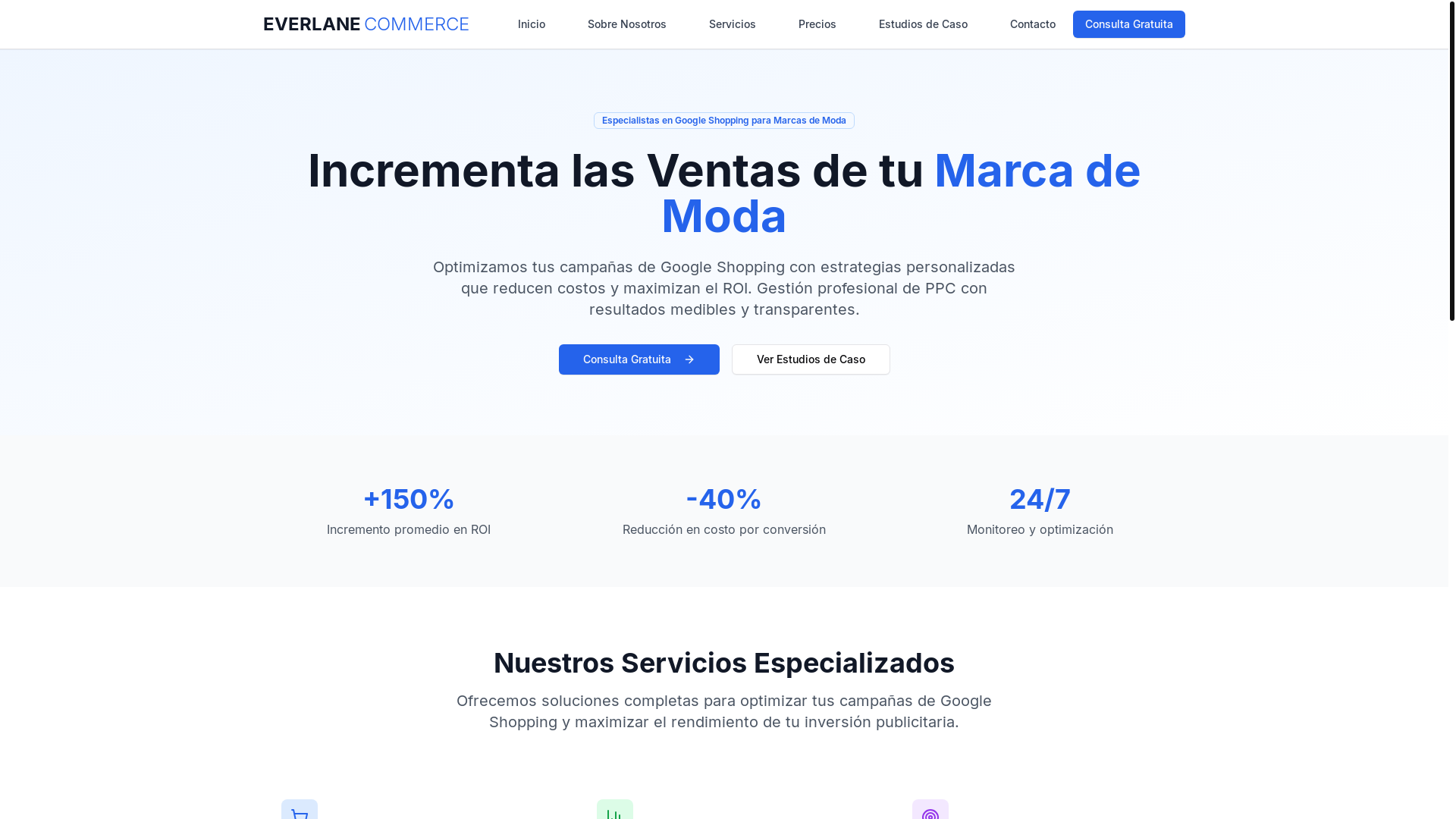 website screenshot of https://convertlyagency.com/