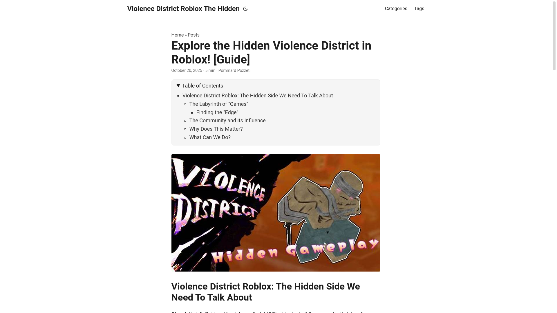 website screenshot of https://violence-district-roblox-the-hidden.pages.dev/