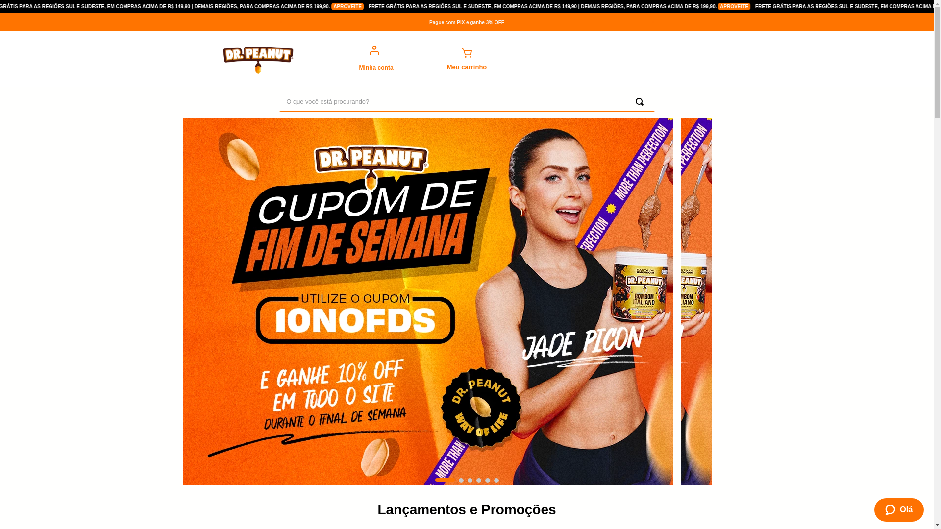 website screenshot of https://drpeanutbomhein.com.br/