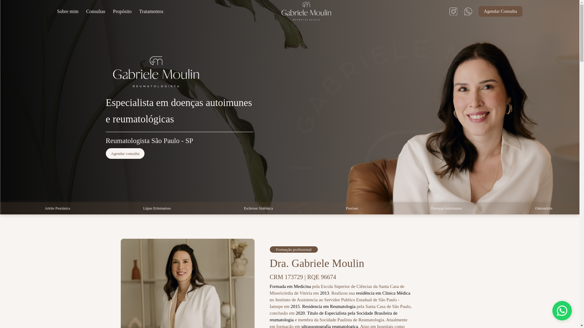 website screenshot of https://dragabrielemoulin.com.br/