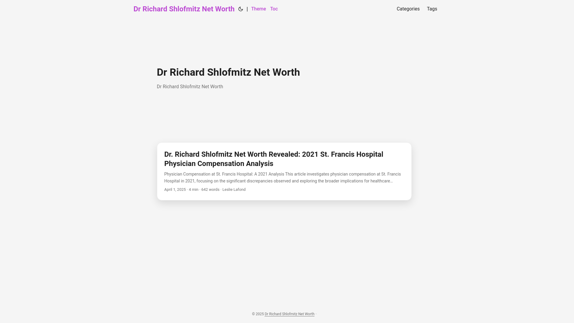 website screenshot of https://dr-richard-shlofmitz-net-worth.pages.dev/