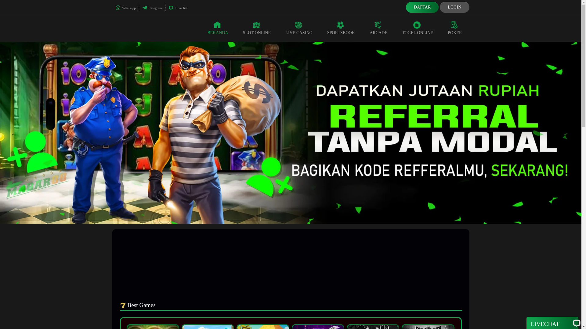 website screenshot of https://pelangi169.com/
