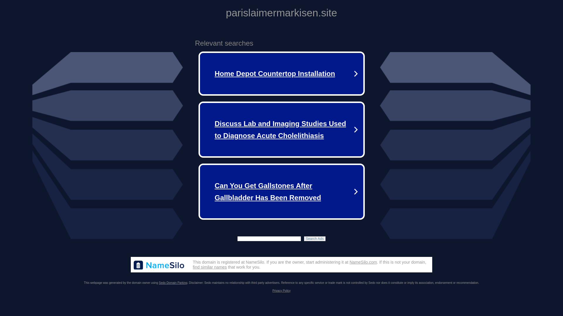 website screenshot of https://parislaimermarkisen.site/