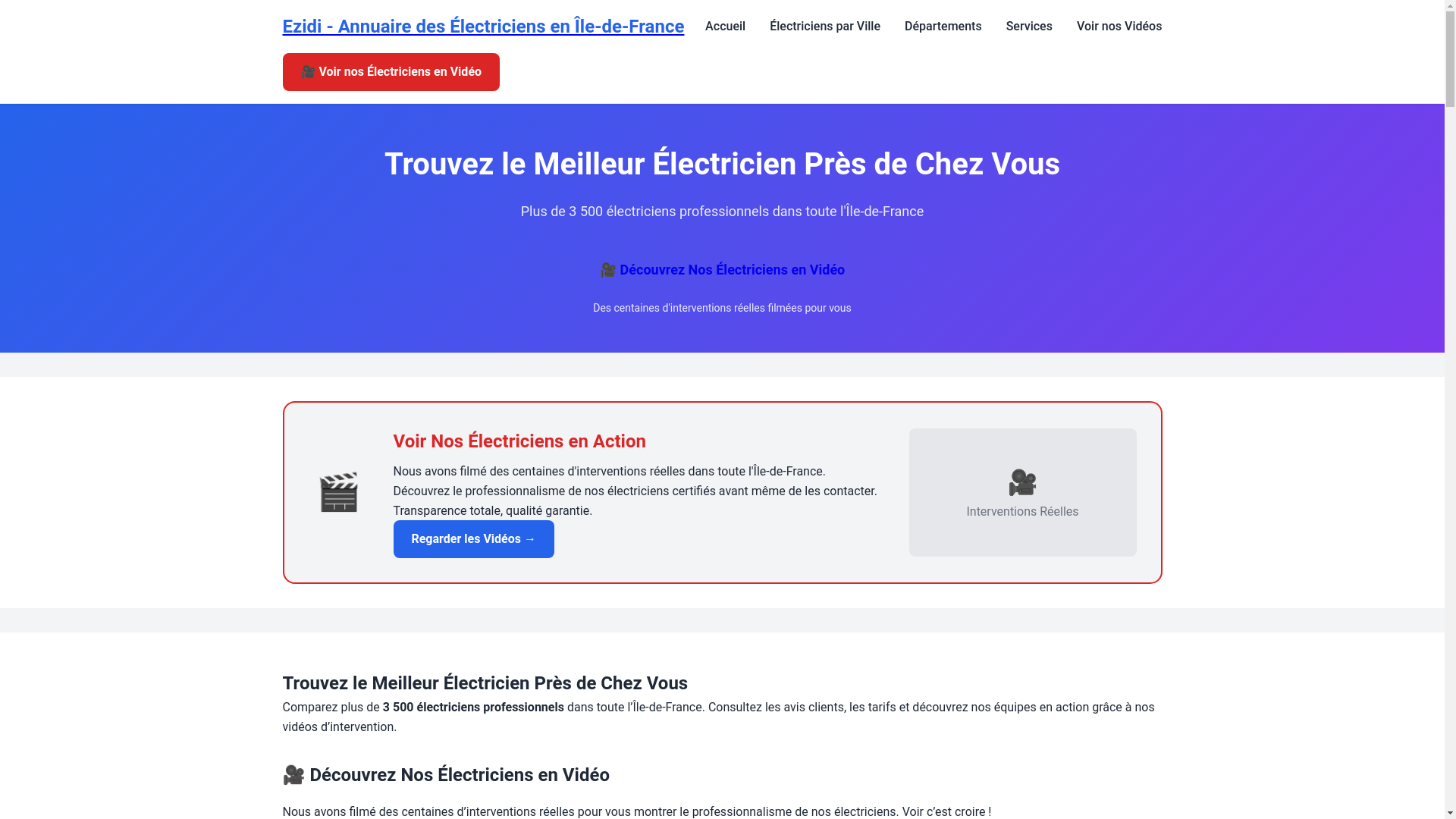 website screenshot of https://ezidi-main.pages.dev/