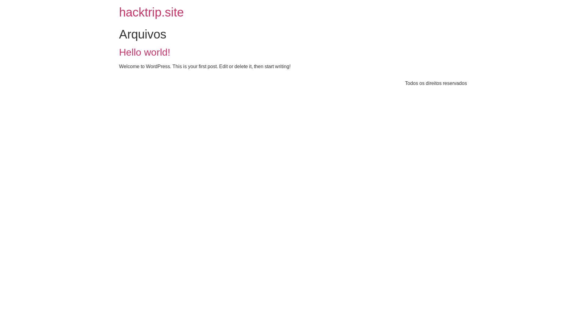 website screenshot of https://hacktrip.site/