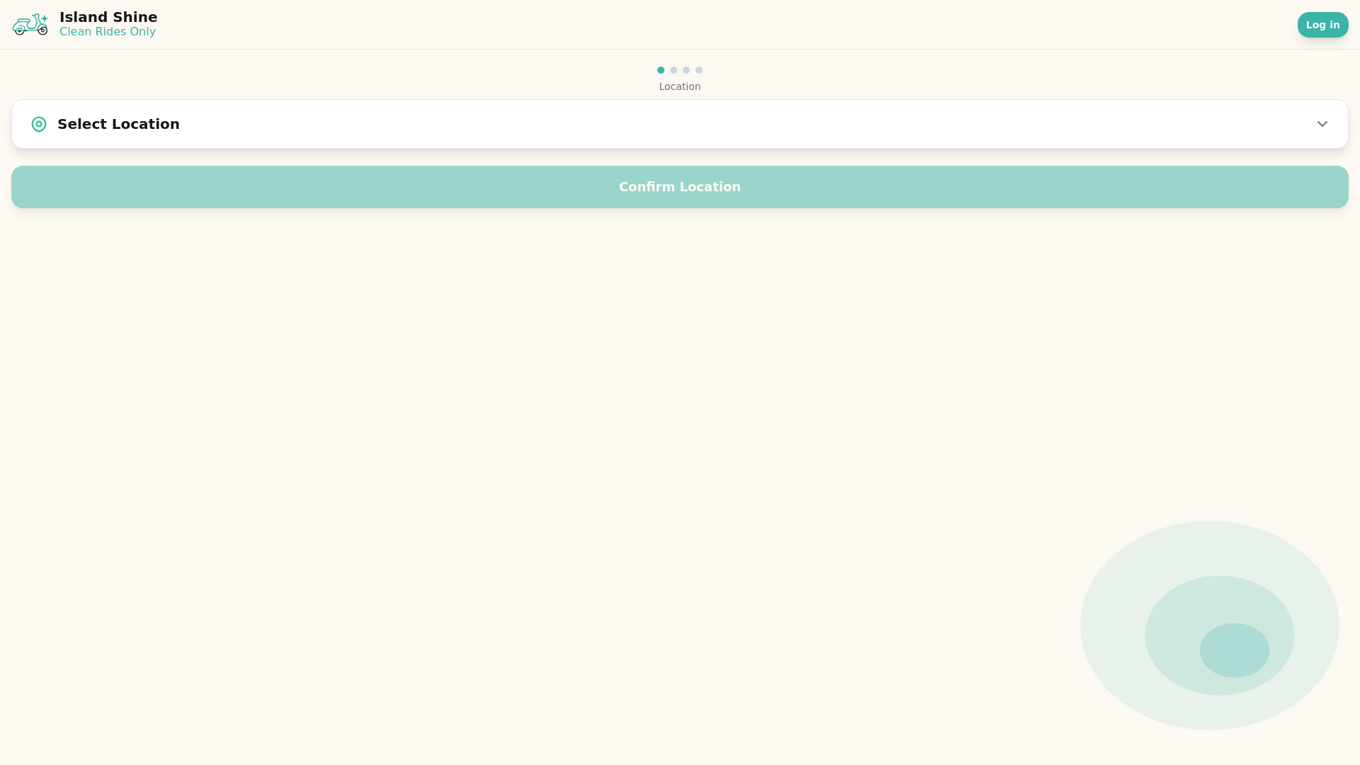 website screenshot of https://islandshine.id/