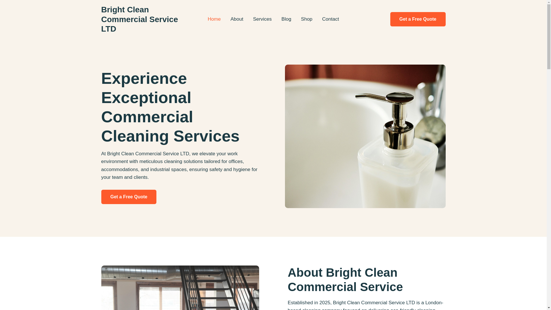 website screenshot of https://bccleanuk.com/