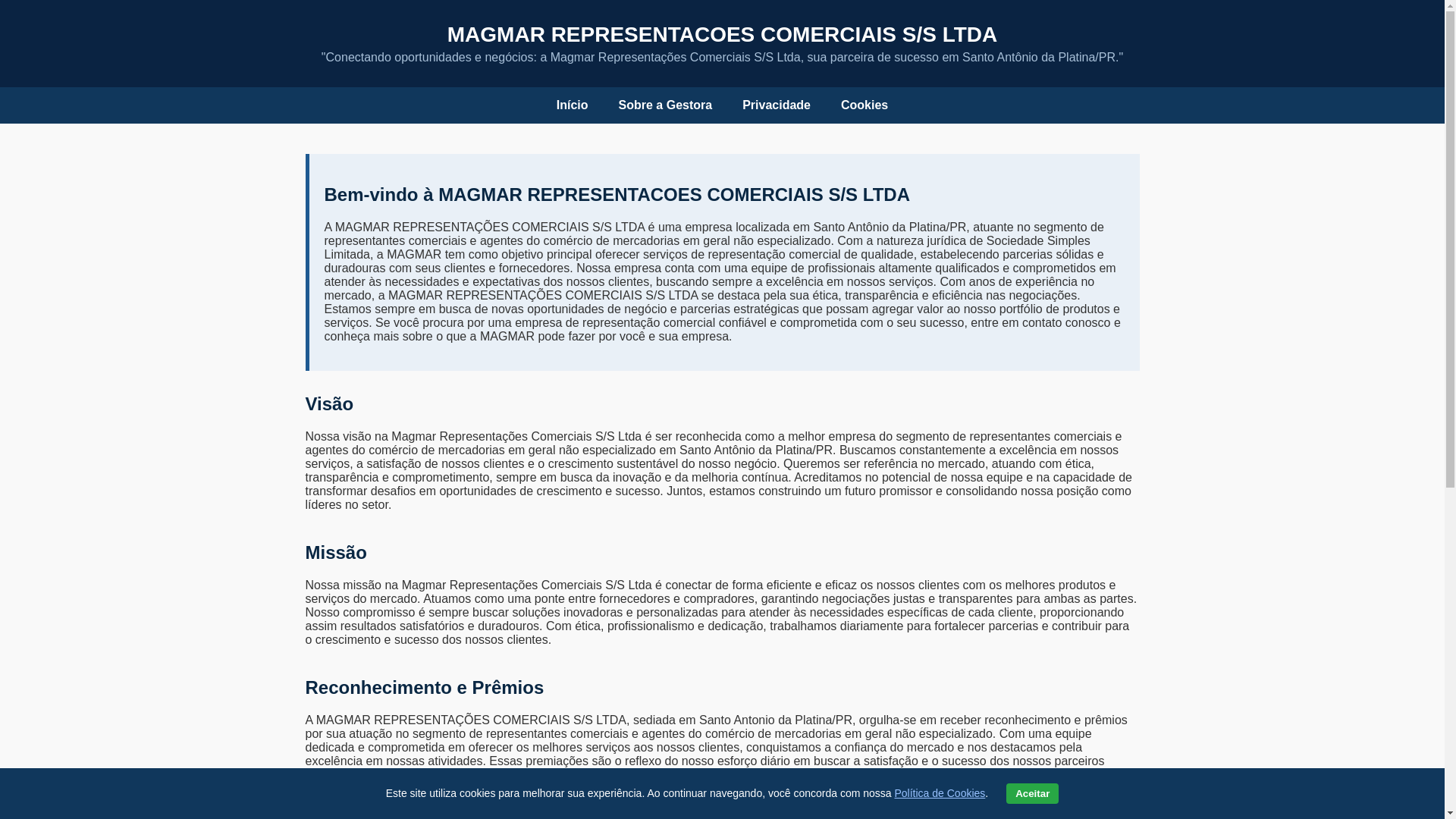 website screenshot of https://magraoapecas.sbs/