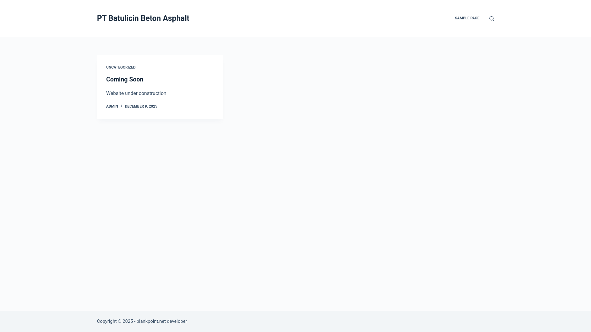 website screenshot of https://batulicinbetonasphalt.com/