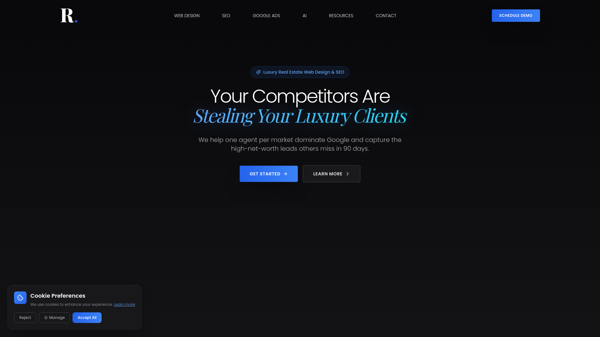 website screenshot of https://instantredesignsolutions.org/