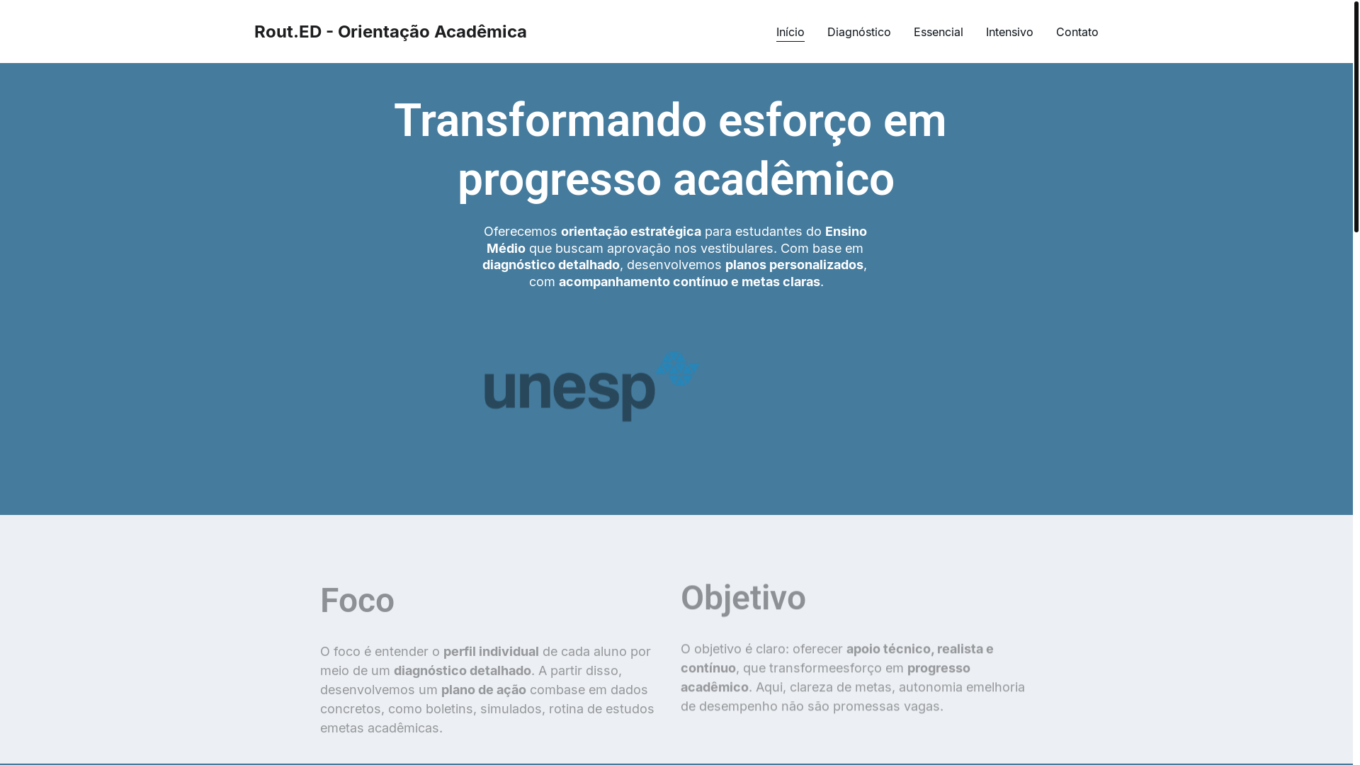 website screenshot of https://routed.com.br/