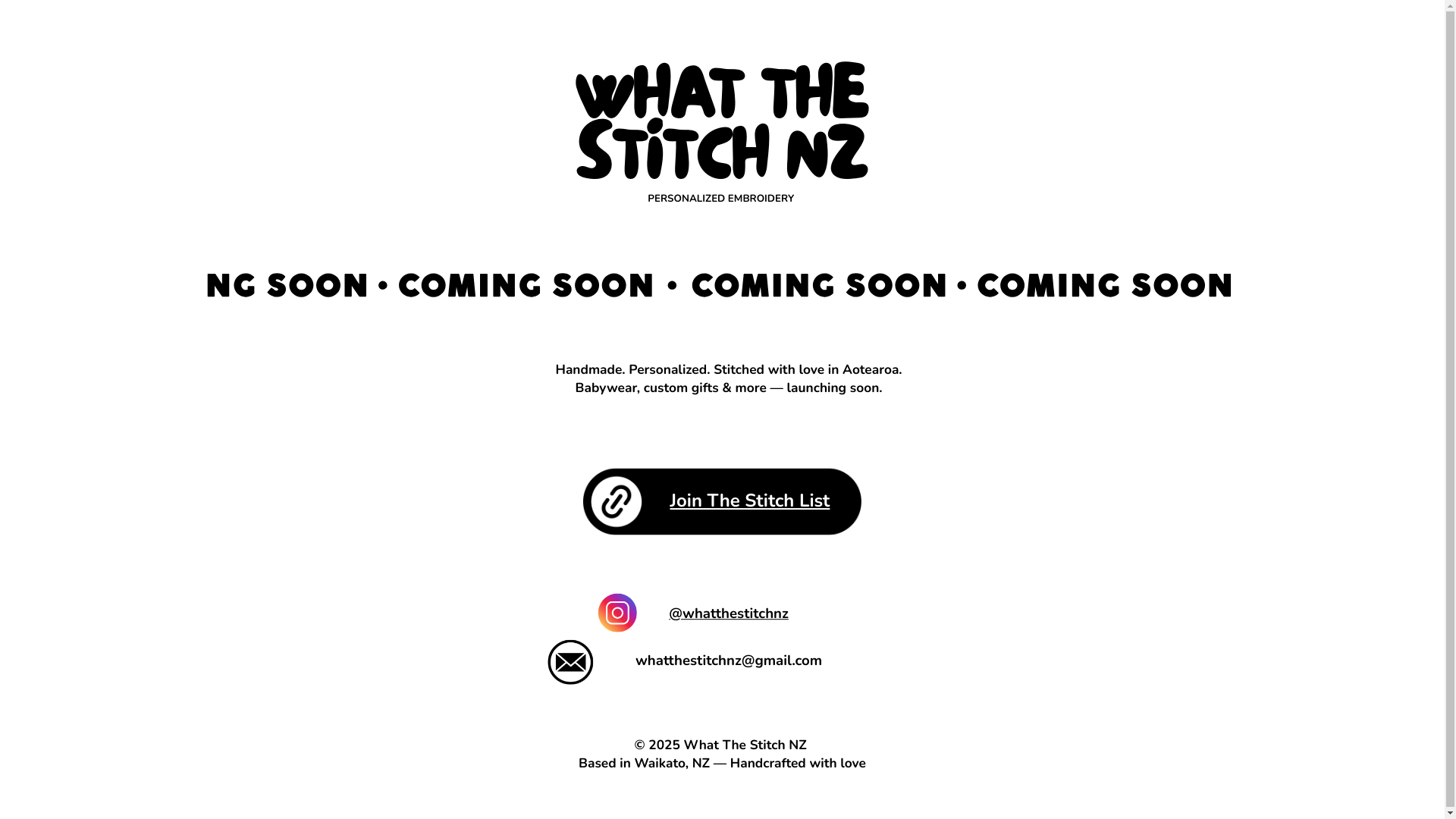 website screenshot of https://whatthestitch.co.nz/
