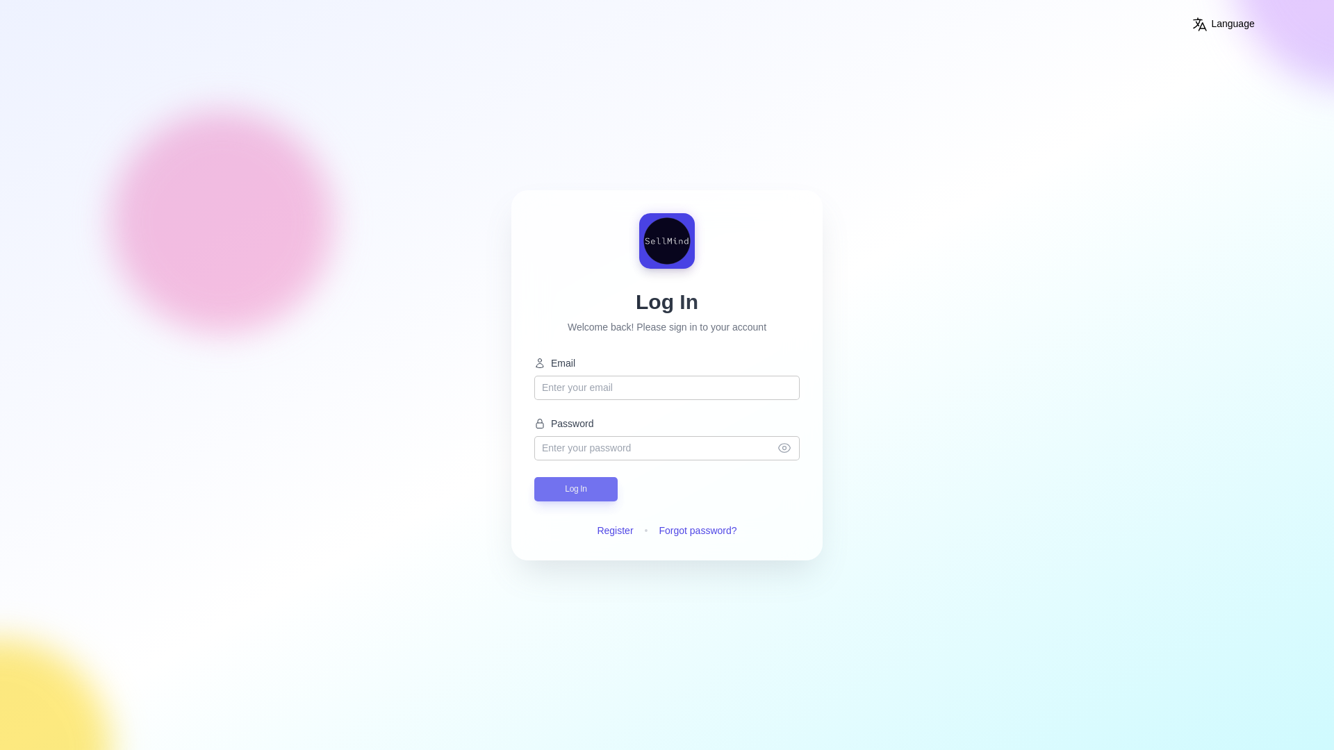 website screenshot of https://sellmind-app.pages.dev/