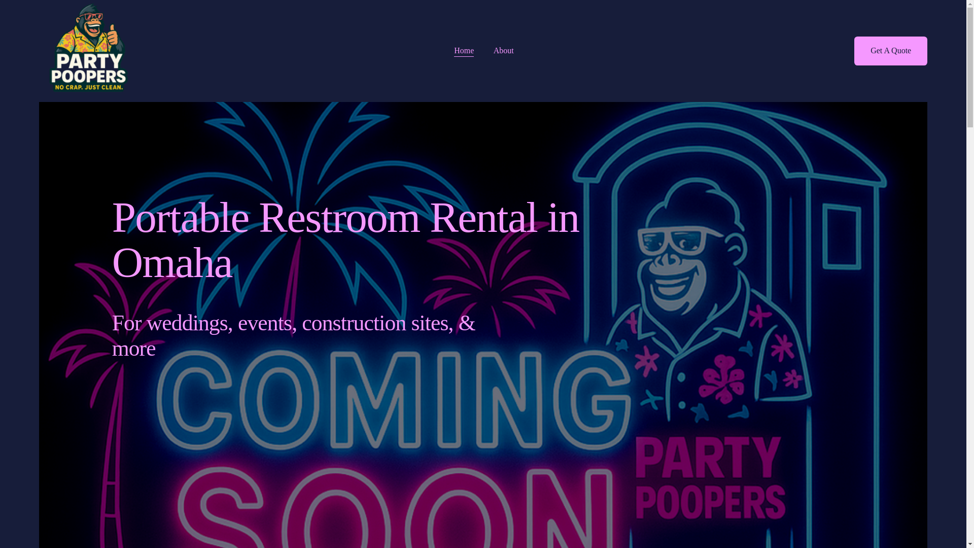 website screenshot of https://partypooperomaha.com/