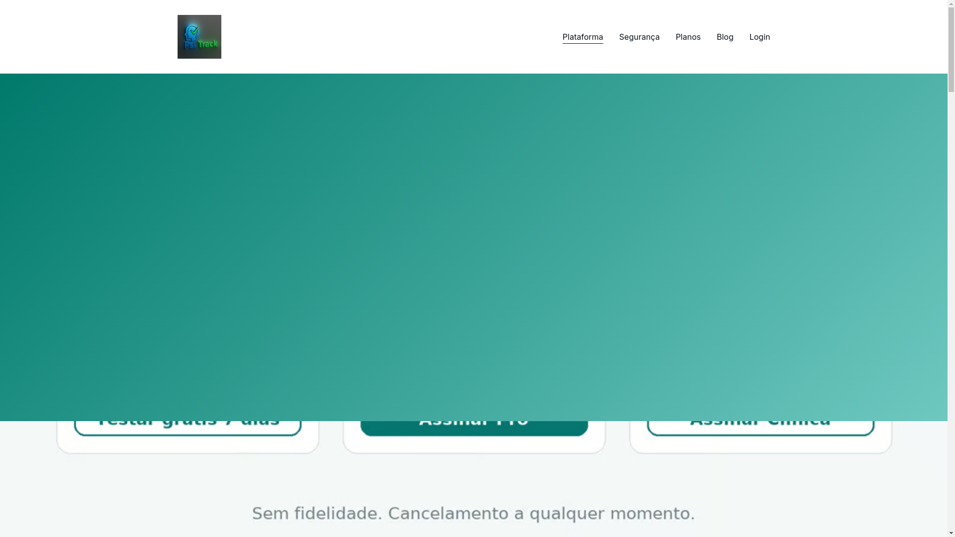 website screenshot of https://psitrack.com.br/